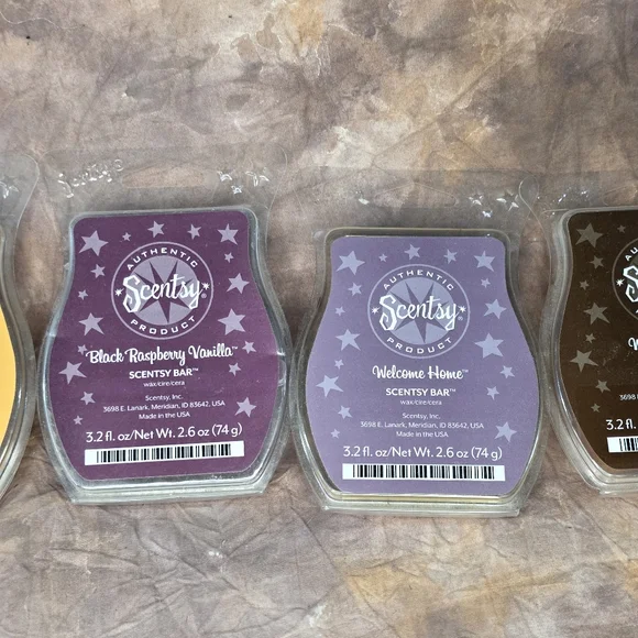 Scentsy Hatteras Mid Size Wax Warmer Light 6 Scent Bars Included - Picture 3 of 14